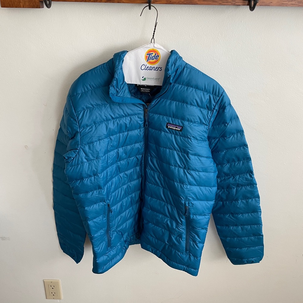 NWT Patagonia Mens Blue Puffer Jacket